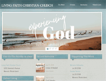 Tablet Screenshot of livingfaithri.org